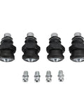 Heavy Duty Ball Joint Assembly Replacement For XP Enhanced Suspension Set With Tough As Nails Durability No Sweat Install And Straight Swap Fitment For Rock Solid Steering Response, set of four with steel and rubber construction.