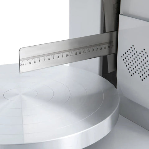 High Performance Cake Decorating Turntable With Adjustable Speed For Even Coating On Four To Twelve Inch Cakes All Metal Build
