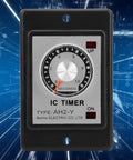AH2 Y Time Relay 24V Low Voltage Delay Timer For Industrial Control And Electrical Systems With A 10S Delay PVC Housing Boss Level Rugged Component For Home Appliances And Low Voltage Equipment, 10s dial timer