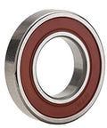 Japan Made 60 32 LLU Ball Bearing Rubber Sealed 60 32 LLU 2RS 32X58X13MM Deep Groove Ball Bearing close-up showing rubber seals