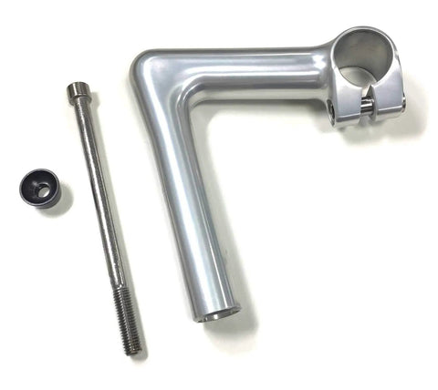 1A Quill Bicycle Stem 26mm Clamp, 120mm Length, Milky Anodized Finish, Icon Of Cycling History, Classic Design, Aluminum
