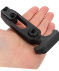 Hand holding a Two Pack Flexible T Handle Draw Latches With Rubber Seal Beefy Heavy Duty Toolbox Locks.