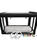 Portable Oxygen Therapy Cage For Pets Vet Grade Oxygen And Nebulizer Chamber For Dogs Cats Puppies And Sheep Includes Tubing Kit Soft Mat