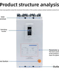 Tough As Nails Heavy Duty Residual Current Earth Leakage Circuit Breaker with inlet terminal, operating handle, and test button.