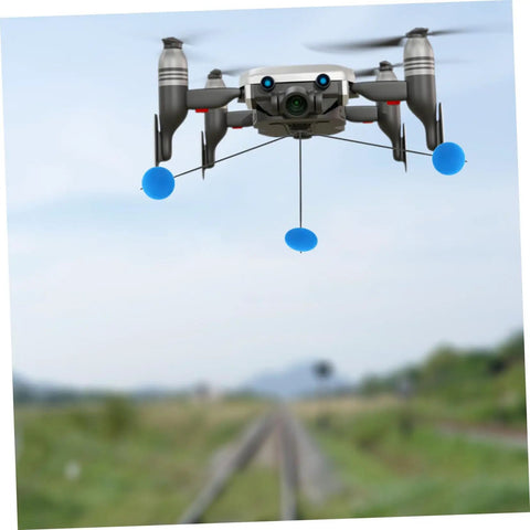 Three Set RC Helicopter Training Kit With Sponge Foam for Airplanes and Helis in action over a field, showcasing universal gear.