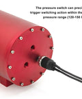 Close up of Lock Tight Air Pressure Switch For 120 To 150 Psi Automatic Compressor Cut Off Valve showing connection and pressure range details.