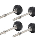 Heavy Duty Height Adjustable M8 Threaded Furniture Leveling Feet With 50mm Circular Base No Slip Rubber Pad For DIY Friendly Workbenches Shelving Racks And Office Or Home Setup, 4-pack