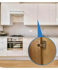 Kitchen cabinet with Self Closing Stainless Steel Door Hinge With Reversible Zinc Alloy Pie Cut Corner Concealed Heavy Duty Adjustable Connector.