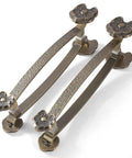 Heavy Duty Rustic Metal Sliding Barn Door Handle Double Sided Push Pull With Hardware For Interior And Exterior Doors Farmhouse Style