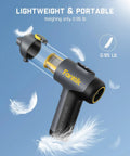 Slim V9 Mix Car Vacuum 4 In 1 Handheld Air Duster Cordless Cleaner With 12000Pa Suction And Smart LED Display floating with feathers