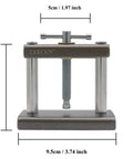 Pro Grade Watch Press Tool For Round Dials With Crystal Press And Back Case Closer, All Metal Build, Easy Pressure