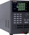 Front view of a Programmable DC Power Supply 0 to 150V 5A 300W for lab bench with digital display and controls.