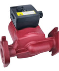 Heavy Duty 3 Speed Hot Water Pressure Booster Pump With One Inch Flange, red iron unit for home boiler and solar heater use.