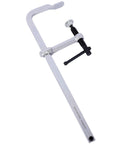 Heavy Duty F Clamps Set Drop Forged 40 Cr Steel Bar Vise Jaw Locking Tools 1400 Lbs Force with adjustable jaw and sturdy grip.
