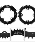 Dope Lightweight Aluminum Chain Ring 104 BCD 40T 42T Narrow Wide Round Chain Ring For Mountain Bike And Single Speed CNC Machined