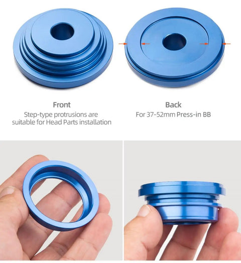 Pro Grade Bicycle Bottom Bracket Installation Tool Set For Press In BB Axle And Headset Durable Aluminum Alloy Construction