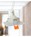 200 Pcs Orange Recessed Lighting Spring Clips For Panel Downlights And Ceiling Lights Rock Solid Snap Clamp Clips in use