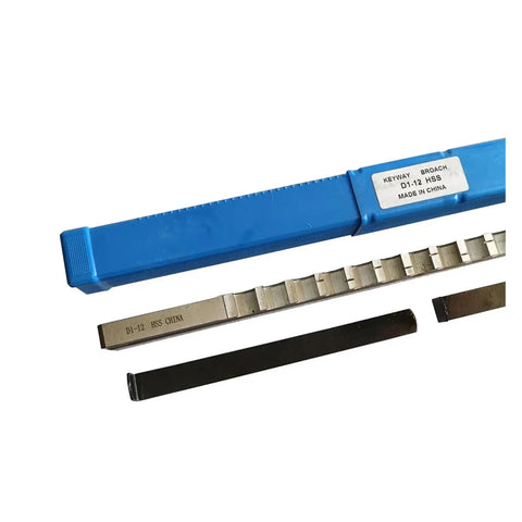 Half Inch D Keyway Broach Cutting Tool Push Type With Shim HSS Broaching Cutter for CNC Router and manual presses