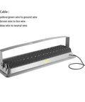 Top Shelf 10 Pack 1000W Led Flood Lights Ip65 Waterproof Outdoor Security Wall Lamps 6000K Daylight White heavy duty lamp with cables.