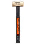 16 Inch Indestructible Brass Striking Hammer 4 Lb With Spring Steel Core Handle And Steel Locking Plates