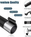 Telescoping Curtain Rod For 66 To 120 Inches With 1 Inch Steel Rod Holds Up To 50 Pounds No Fuss Easy Install Brackets Included