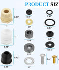 630-7755 Wall Hydrant Repair Kit Compatible With 300 400 500 Series Wall Outdoor Hydrant Faucets parts diagram with sizes