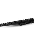 Shrapnel Extended Picatinny Riser Mount With Recoil Stop Base 17 Slot 7 Inch Rail Extra Long Three And A Half Inch Forward Extension