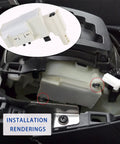 Installation view of Shifter Switch With Screw For 2013 2014 Mazda CX5 And 2014 Mazda 6 Replacement Part KDY0-46-040