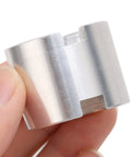 Close-up of stainless steel watch movement holder tool for 2824 2892 2813 8200 movements, pro grade multi function repair base