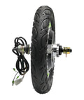 Killer 12 Inch 36V 500W Brushless Hub Motor Rear Wheel Conversion Kit With Pneumatic Tire And Disc Brake For Electric Scooters side view