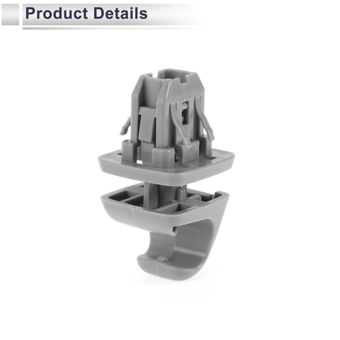 Sun Visor Holder Clip For Toyota Camry Highlander Corolla Prius RAV4 Solara Matrix Visor Retainer Clip Hook 74348-06030 Gray Plastic