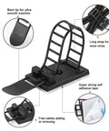 Neat Adhesive Cable Management Clips And Zip Ties Kit 50 Pcs Adjustable Nylon Wire Clips Strong Adhesive Tape Black
