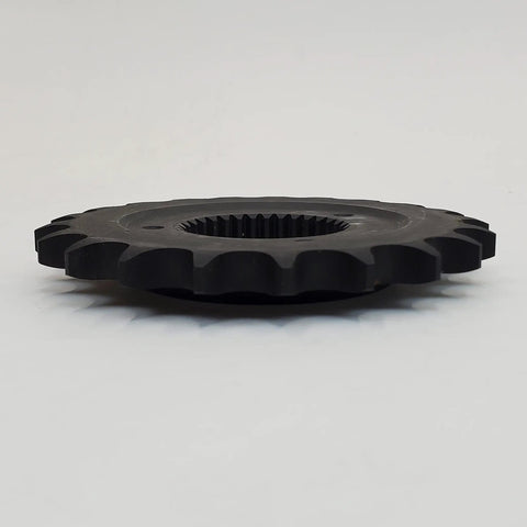 Close-up side view of 21 Tooth Belt to Chain Drive Front Sprocket for Sportster Evolution 883 1200 XL 1991-2020 Upgrade Gear Kit for 530 Chain