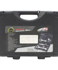 Road Ready 36-Piece Bicycle Tool Kit For Travel And Race Day, shown in a durable black carrying case with toolset image