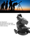Pro Grade Aluminum Equatorial Telescope Mount With 0 To 70 Degree Tilt Wedge Latitude Base, silhouette of people stargazing