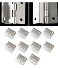 Rotating Concealed Hinges For Cabinets And Furniture Three Page Metal Folded Hinge Built To Last Durable Heavy Duty Door Fittings