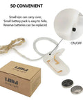 12 Pack 20 Micro LED Fairy String Lights On Slim Silver Copper Wire 3.3 Ft Each With Batteries Included with battery pack and box.