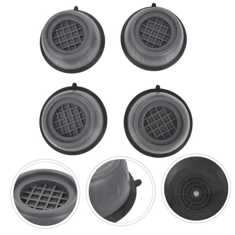 Anti Slip Washing Machine Foot Pads 8 Pack Shockproof Heightening Mats For Vibration Control Durable And Easy To Install For Home Appliances