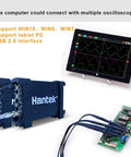 Four Channel Digital Automotive Oscilloscope With 1GSaS Real Time Sampling And 250MHz Bandwidth connected to a PC