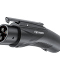 Road Tripping Got You Covered V2L Adapter Compatible With Hyundai Ioniq 5 And Ioniq 6 Plus Kia EV6 showing black 15 amp vehicle to load converter.