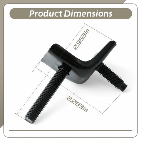 Toyota Front Bumper Side Mount Kit bracket dimensions