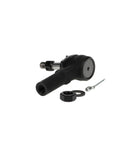 Outer Steering Tie Rod End Greaseable CNC Machined Pro Grade Part To Cut End Play And Slash Steering Torque For Most Vehicles Built To Last With Durable Fit For A Wide Vehicle Range And Easy Greaseable Lubrication, black metal steering part with grease fitting