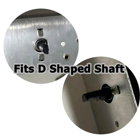 Two Pack Light Almond Round Fan Control Dimmer Knobs With D Shaped Shaft 0.25 Inch Diameter Replacement Rotary Dimmer fitting shaft