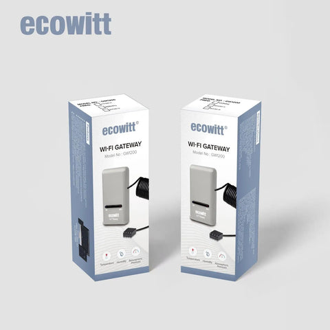Indoor And Outdoor Weather Station With WiFi Gateway packaging with Built In Temperature Humidity And Barometric Pressure Sensors