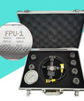 Pro Grade All In One Hydraulic Pressure Test Kit For Nitrogen Charging And Gas Valve Testing 7 In 1 Tool in carry case