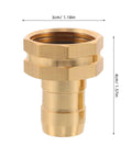 Get Your Garden Hose Back In Action With This Badass Repair Kit Featuring Durable Brass Threaded Fittings And Heavy Duty Stainless Steel Clamps For Quick Easy Outdoor Watering Fixes No Tools Needed brass hose fitting 3cm x 4cm