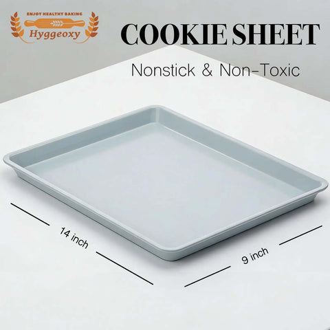 Ceramic Nonstick Baking Sheet For Oven Cookin 15x10 Inches Durable Aluminum Tray With PTFE And PFOA Free Coating