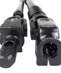GaeaAuto steering shaft, upper & lower, with bearing, two black metal pieces for GM Silverado/Sierra/Yukon trucks
