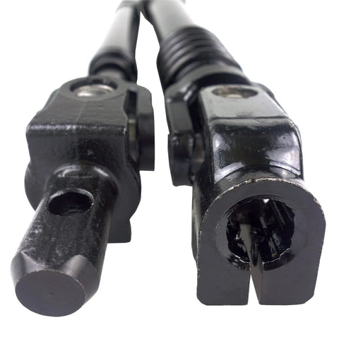 GaeaAuto steering shaft, upper & lower, with bearing, two black metal pieces for GM Silverado/Sierra/Yukon trucks