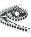 Spiral of Pro Grade DuraSpin No 6 By One And One Quarter Inch Collated Drywall To Wood Screws for auto-feed use